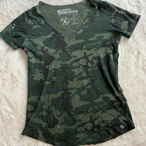 fast and furious buckle camo tee